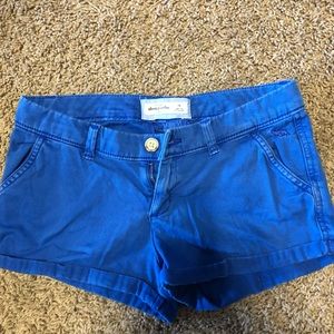 Abercrombie Girls shorts Blue, size 14.